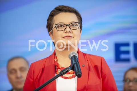  24.02.2019 WARSZAWA<br />PODPISANIE DEKLARACJI ZALOZYCIELSKIEJ KOALICJI EUROPEJSKIEJ<br />N/Z KATARZYNA LUBNAUER<br /> 