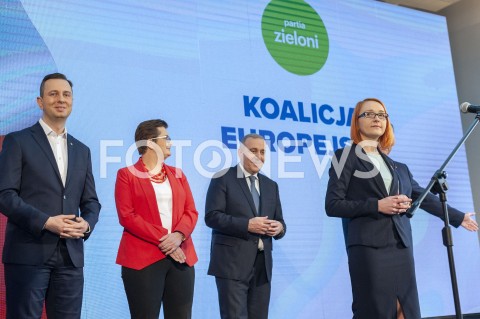  24.02.2019 WARSZAWA<br />PODPISANIE DEKLARACJI ZALOZYCIELSKIEJ KOALICJI EUROPEJSKIEJ<br />N/Z MALGORZATA TRACZ GRZEGORZ SCHETYNA KATARZYNA LUBNAUER WLADYSLAW KOSINIAK KAMYSZ<br /> 