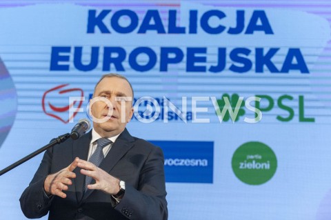  24.02.2019 WARSZAWA<br />
PODPISANIE DEKLARACJI ZALOZYCIELSKIEJ KOALICJI EUROPEJSKIEJ<br />
N/Z GRZEGORZ SCHETYNA<br />
 