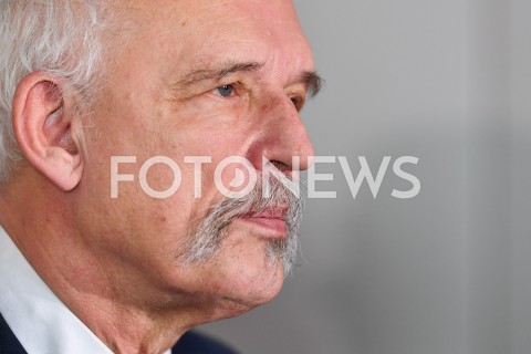  24.02.2019 GDANSK<br />
KONWENCJA WYBORCZA GRZEGORZA BRAUNA<br />
N/Z JANUSZ KORWIN MIKKE PORTRET<br />
 