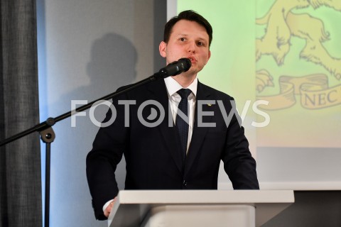  24.02.2019 GDANSK<br />
KONWENCJA WYBORCZA GRZEGORZA BRAUNA<br />
N/Z SLAWOMIR MENTZEN PORTRET<br />
 