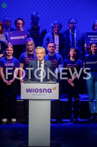  25.02.2019 GDANSK<br />KONWENCJA WIOSNY ROBERTA BIEDRONIA<br />N/Z ROBERT BIEDRON<br /> 