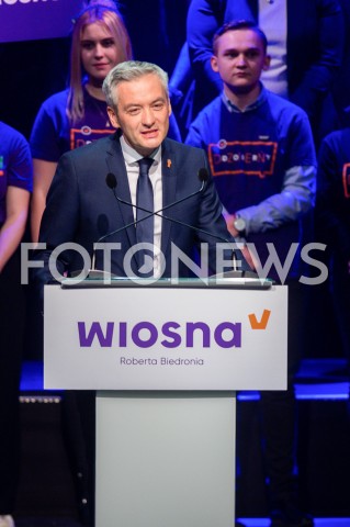  25.02.2019 GDANSK<br />KONWENCJA WIOSNY ROBERTA BIEDRONIA<br />N/Z ROBERT BIEDRON<br /> 