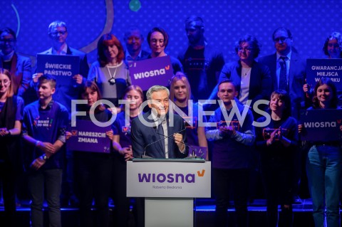  25.02.2019 GDANSK<br />KONWENCJA WIOSNY ROBERTA BIEDRONIA<br />N/Z ROBERT BIEDRON<br /> 