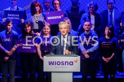  25.02.2019 GDANSK<br />KONWENCJA WIOSNY ROBERTA BIEDRONIA<br />N/Z ROBERT BIEDRON<br /> 