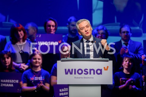 Konwencja partii Wiosna Roberta Biedronia w Gdańsku