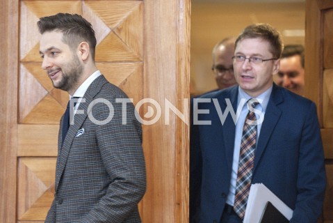  26.02.2019 WARSZAWA<br />
KONFERENCJA KOMISJI WERYFIKACYJNEJ<br />
N/Z PATRYK JAKI PAWEL LICIECKI<br />
 