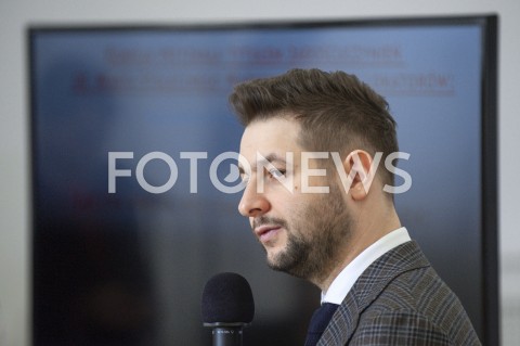  26.02.2019 WARSZAWA<br />
KONFERENCJA KOMISJI WERYFIKACYJNEJ<br />
N/Z PATRYK JAKI<br />
 