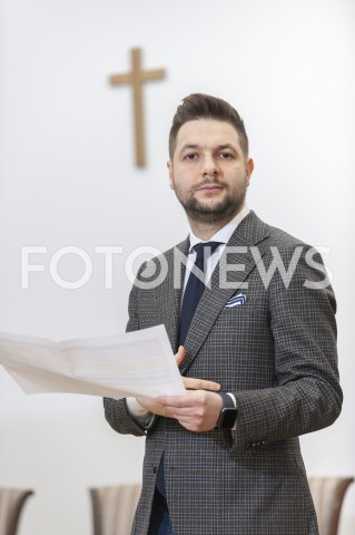  26.02.2019 WARSZAWA<br />
KONFERENCJA KOMISJI WERYFIKACYJNEJ<br />
N/Z PATRYK JAKI<br />
 