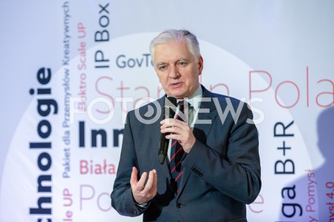  26.02.2019 WARSZAWA<br />
KONFERENCJA POPRZEDZAJACA RADE DS INNOWACYJNOSCI<br />
N/Z JAROSLAW GOWIN<br />
 