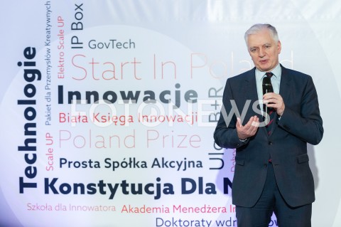  26.02.2019 WARSZAWA<br />
KONFERENCJA POPRZEDZAJACA RADE DS INNOWACYJNOSCI<br />
N/Z JAROSLAW GOWIN<br />
 