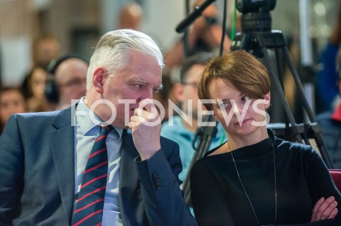  26.02.2019 WARSZAWA<br />
KONFERENCJA POPRZEDZAJACA RADE DS INNOWACYJNOSCI<br />
N/Z JAROSLAW GOWIN JADWIGA EMILEWICZ<br />
 