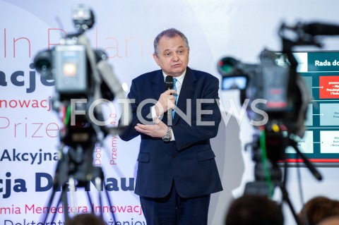  26.02.2019 WARSZAWA<br />
KONFERENCJA POPRZEDZAJACA RADE DS INNOWACYJNOSCI<br />
N/Z RYSZARD ZARUDZKI<br />
 