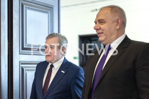  26.02.2019 WARSZAWA<br />
POSIEDZENIE RADY MINISTROW<br />
POSIEDZENIE RZADU<br />
N/Z PIOTR GLINSKI JACEK SASIN<br />
 