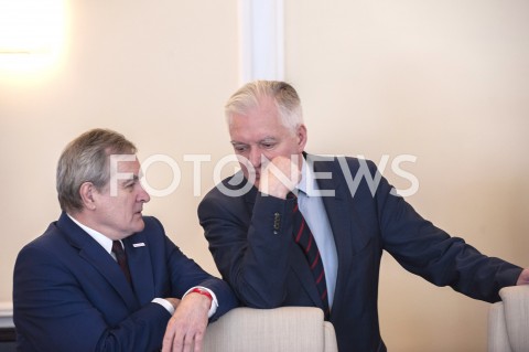  26.02.2019 WARSZAWA<br />
POSIEDZENIE RADY MINISTROW<br />
POSIEDZENIE RZADU<br />
N/Z JAROSLAW GOWIN PIOTR GLINSKI<br />
 