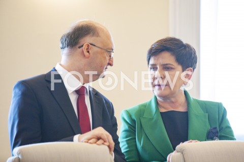  26.02.2019 WARSZAWA<br />
POSIEDZENIE RADY MINISTROW<br />
POSIEDZENIE RZADU<br />
N/Z BEATA SZYDLO PIOTR WAWRZYK<br />
 