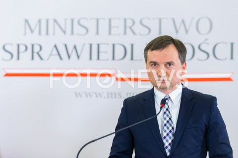  26.02.2019 WARSZAWA<br />
KONFERENCJA PRASOWA W MINISTERSTWIE SPRAWIEDLIWOSCI NT. REFORMY PRAWA RODZINNEGO<br />
N/Z ZBIGNIEW ZIOBRO<br />
 