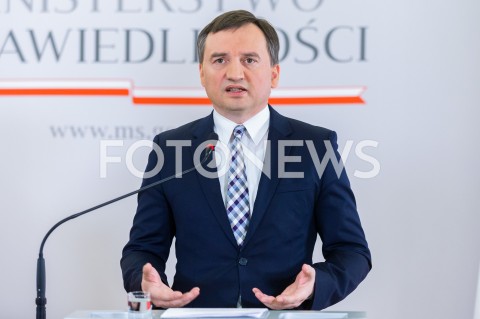  26.02.2019 WARSZAWA<br />
KONFERENCJA PRASOWA W MINISTERSTWIE SPRAWIEDLIWOSCI NT. REFORMY PRAWA RODZINNEGO<br />
N/Z ZBIGNIEW ZIOBRO<br />
 