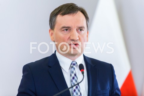  26.02.2019 WARSZAWA<br />
KONFERENCJA PRASOWA W MINISTERSTWIE SPRAWIEDLIWOSCI NT. REFORMY PRAWA RODZINNEGO<br />
N/Z ZBIGNIEW ZIOBRO<br />
 