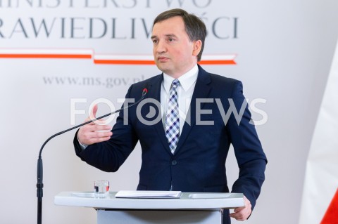  26.02.2019 WARSZAWA<br />
KONFERENCJA PRASOWA W MINISTERSTWIE SPRAWIEDLIWOSCI NT. REFORMY PRAWA RODZINNEGO<br />
N/Z ZBIGNIEW ZIOBRO<br />
 