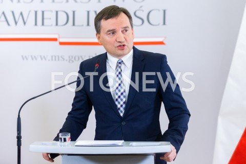  26.02.2019 WARSZAWA<br />
KONFERENCJA PRASOWA W MINISTERSTWIE SPRAWIEDLIWOSCI NT. REFORMY PRAWA RODZINNEGO<br />
N/Z ZBIGNIEW ZIOBRO<br />
 