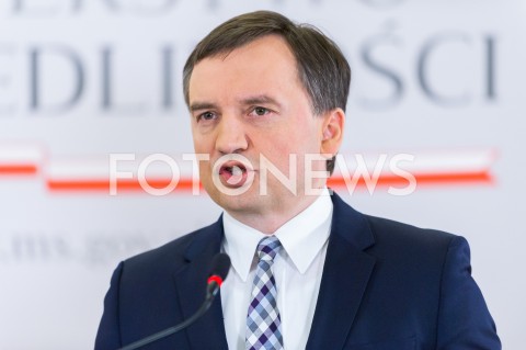  26.02.2019 WARSZAWA<br />
KONFERENCJA PRASOWA W MINISTERSTWIE SPRAWIEDLIWOSCI NT. REFORMY PRAWA RODZINNEGO<br />
N/Z ZBIGNIEW ZIOBRO<br />
 