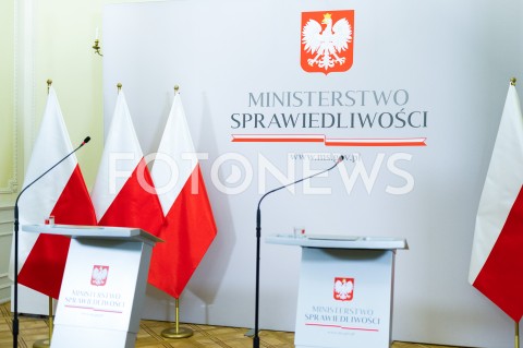  26.02.2019 WARSZAWA<br />
KONFERENCJA PRASOWA W MINISTERSTWIE SPRAWIEDLIWOSCI NT. REFORMY PRAWA RODZINNEGO<br />
N/Z NAPIS MINISTERSTWO SPRAWIEDLIWOSCI<br />
 