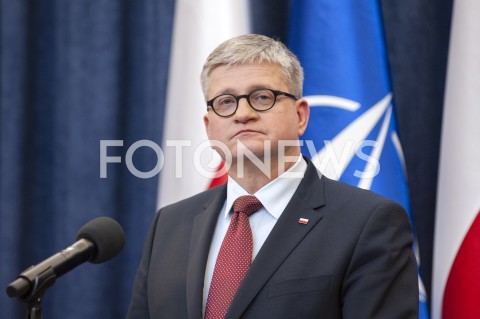 Briefing prasowy Szefa Biura Bezpieczeństwa Narodowego Pawła Solocha w Warszawie