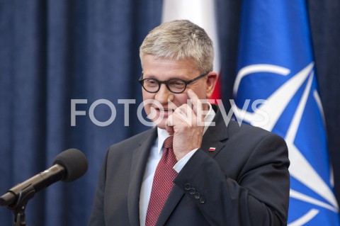  27.02.2019 WARSZAWA<br />
BRIEFING PRASOWY SZEFA BBN<br />
N/Z PAWEL SOLOCH<br />
 