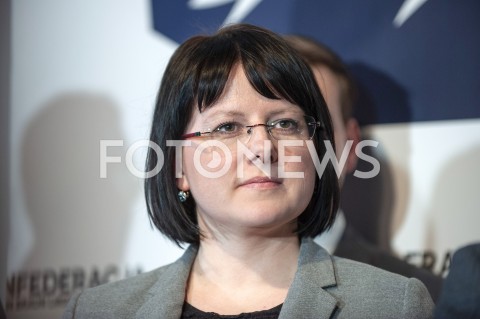  27.02.2019 WARSZAWA<br />PREZENTACJA LOGO I NAZWY KOALICJI PROPOLSKIEJ KONFEDERACJA<br />N/Z KAJA GODEK<br /> 