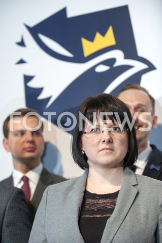  27.02.2019 WARSZAWA<br />
PREZENTACJA LOGO I NAZWY KOALICJI PROPOLSKIEJ KONFEDERACJA<br />
N/Z KAJA GODEK<br />
 