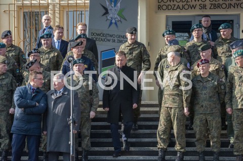  28.02.2019 WARSZAWA<br />
ODPRAWA Z KIEROWNICTWEM SIL ZBROJNYCH RP<br />
N/Z MARIUSZ BLASZCZAK RAJMUND ANDRZEJCZAK<br />
 
