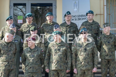  28.02.2019 WARSZAWA<br />
ODPRAWA Z KIEROWNICTWEM SIL ZBROJNYCH RP<br />
N/Z DOWODCY RODZAJOW SIL ZBROJNYCH<br />
 