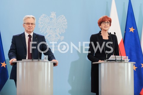  28.02.2019 WARSZAWA<br />BRIEFING PRASOWY MINISTER RODZINY PRACY I POLITYKI SPOLECZNEJ<br />N/Z KRZYSZTOF MICHALKIEWICZ ELZBIETA RAFALSKA<br /> 