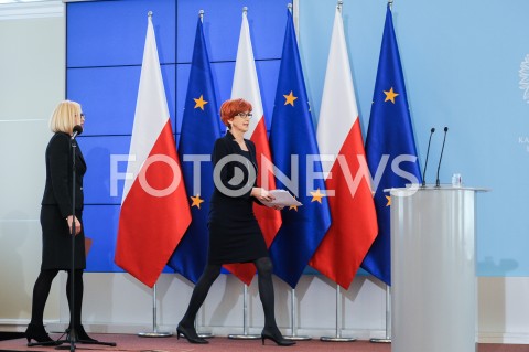  28.02.2019 WARSZAWA<br />BRIEFING PRASOWY MINISTER RODZINY PRACY I POLITYKI SPOLECZNEJ<br />N/Z RZECZNIK RZADU JOANNA KOPCINSKA ELZBIETA RAFALSKA<br /> 