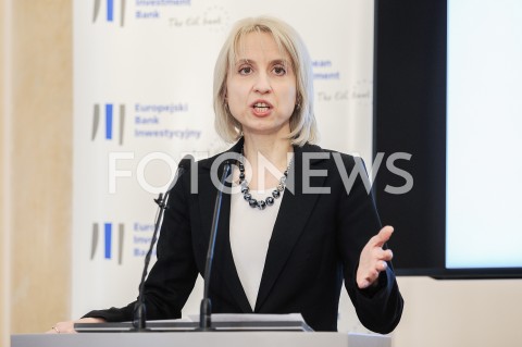 Konferencja prasowa Europejskiego Banku Inwestycyjnego w Warszawie