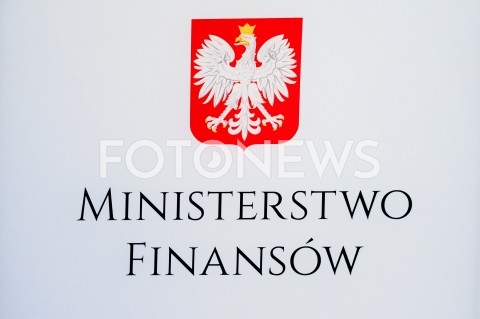  28.02.2019 WARSZAWA<br />
KONFERENCJA PRASOWA EUROPEJSKIEGO BANKU INWESTYCYJNEGO<br />
N/Z NAPIS MINISTERSTWO FINANSOW<br />
 