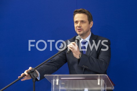  01.03.2019 WARSZAWA<br />
100 DNI PREZYDENTA TRZASKOWSKIEGO<br />
KONFERENCJA PRASOWA<br />
N/Z RAFAL TRZASKOWSKI<br />
 