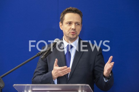  01.03.2019 WARSZAWA<br />
100 DNI PREZYDENTA TRZASKOWSKIEGO<br />
KONFERENCJA PRASOWA<br />
N/Z RAFAL TRZASKOWSKI<br />
 