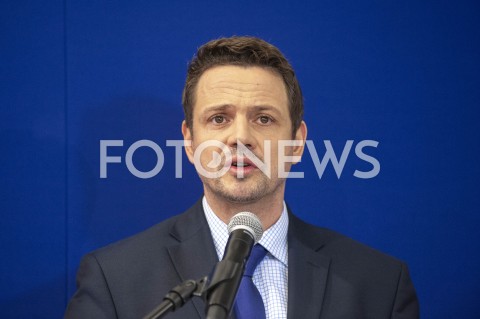  01.03.2019 WARSZAWA<br />
100 DNI PREZYDENTA TRZASKOWSKIEGO<br />
KONFERENCJA PRASOWA<br />
N/Z RAFAL TRZASKOWSKI<br />
 