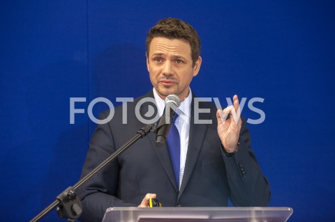  01.03.2019 WARSZAWA<br />
100 DNI PREZYDENTA TRZASKOWSKIEGO<br />
KONFERENCJA PRASOWA<br />
N/Z RAFAL TRZASKOWSKI<br />
 