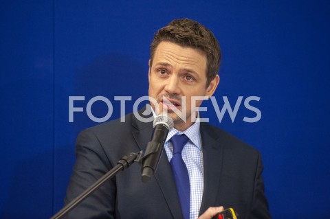  01.03.2019 WARSZAWA<br />
100 DNI PREZYDENTA TRZASKOWSKIEGO<br />
KONFERENCJA PRASOWA<br />
N/Z RAFAL TRZASKOWSKI<br />
 