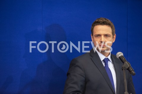  01.03.2019 WARSZAWA<br />
100 DNI PREZYDENTA TRZASKOWSKIEGO<br />
KONFERENCJA PRASOWA<br />
N/Z RAFAL TRZASKOWSKI<br />
 