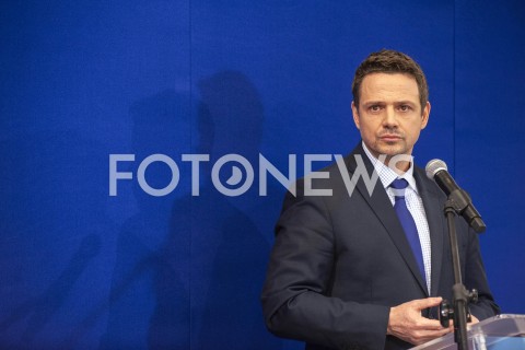  01.03.2019 WARSZAWA<br />
100 DNI PREZYDENTA TRZASKOWSKIEGO<br />
KONFERENCJA PRASOWA<br />
N/Z RAFAL TRZASKOWSKI<br />
 