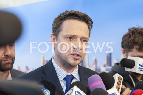  01.03.2019 WARSZAWA<br />
100 DNI PREZYDENTA TRZASKOWSKIEGO<br />
KONFERENCJA PRASOWA<br />
N/Z RAFAL TRZASKOWSKI<br />
 