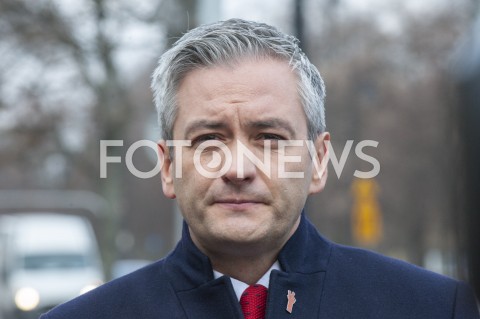  01.03.2019 WARSZAWA<br />
PREZENTACJA NOWEJ WSPOLPRACOWNICZKI ROBERTA BIEDRONIA<br />
N/Z ROBERT BIEDRON<br />
 