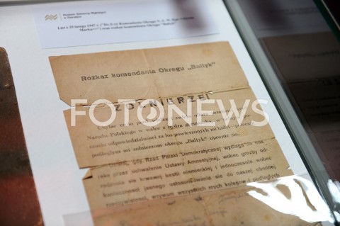  01.03.2019 OSTROLEKA<br />
UROCZYSTE ZAKONCZENIE PRZEBUDOWY SIEDZIBY MUZEUM ZOLNIERZY WYKLETYCH<br />
NARODOWY DZIEN PAMIECI<br />
N/Z ZBIORY MUZEUM<br />
 