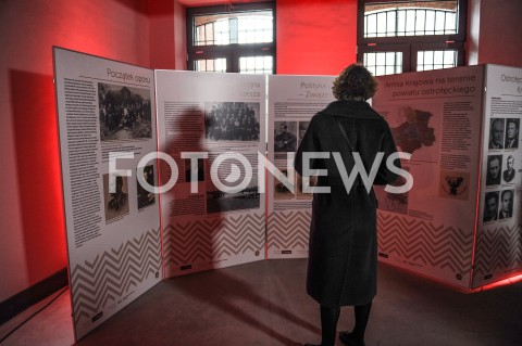  01.03.2019 OSTROLEKA<br />
UROCZYSTE ZAKONCZENIE PRZEBUDOWY SIEDZIBY MUZEUM ZOLNIERZY WYKLETYCH<br />
NARODOWY DZIEN PAMIECI<br />
N/Z ZBIORY MUZEUM WYSTAWA<br />
 