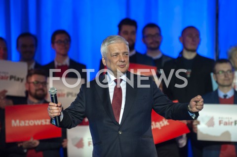  02.03.2019 WARSZAWA<br />
KONWENCJA ZALOZYCIELSKA PARTII POLSKA FAIRPLAY<br />
N/Z ROBERT GWIAZDOWSKI<br />
 