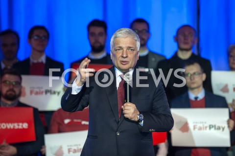  02.03.2019 WARSZAWA<br />
KONWENCJA ZALOZYCIELSKA PARTII POLSKA FAIRPLAY<br />
N/Z ROBERT GWIAZDOWSKI<br />
 